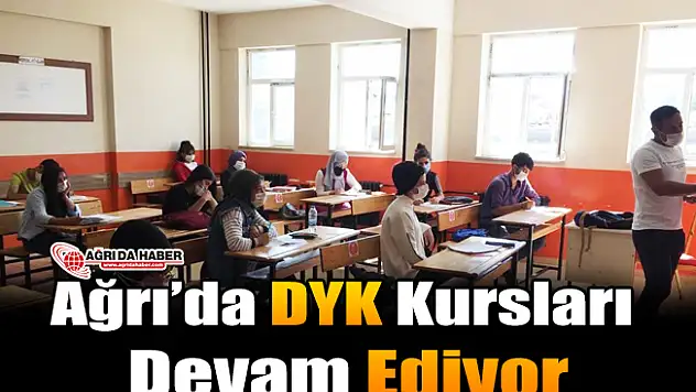 Ağrı'da DYK kursları devam ediyor