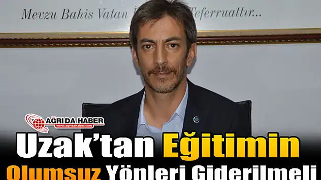 Erhan Kılıç: 'Uzaktan Eğitimin Olumsuz Yönleri Giderilmeli'