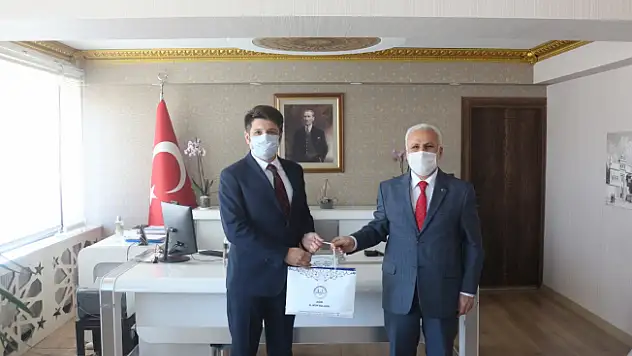 Müftü Topçu'dan Hamur Kaymakamına Ziyaret