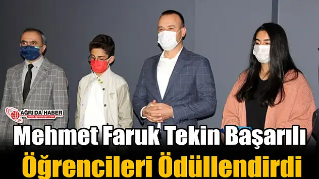 Mehmet Faruk Tekin Başarılı Öğrencileri Ödüllendirdi