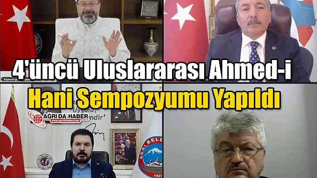 4'üncü Uluslararası Ahmed-i Hani Sempozyumu başladı