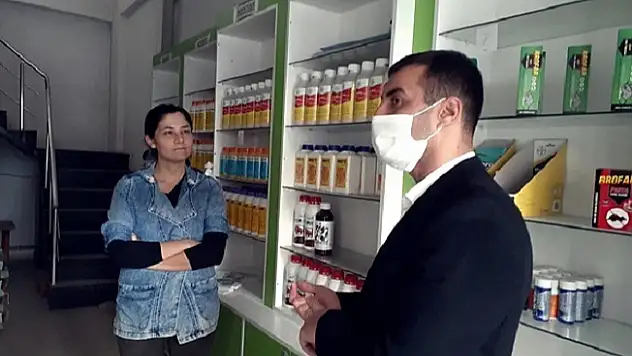 Ağrı Tarım ve Orman Müdürlüğü Zirai İlaç Denetiminde