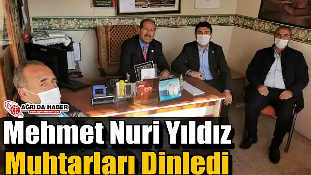 Mehmet Nuri Yıldız Muhtarları Dinledi