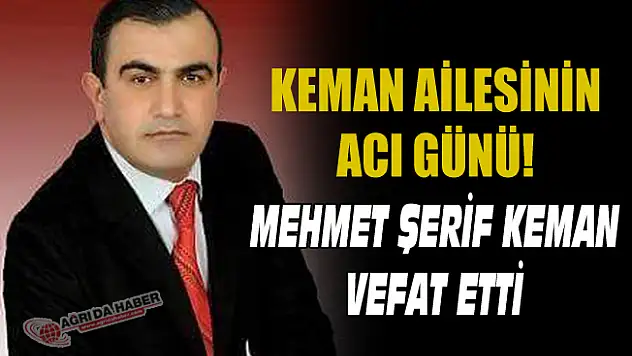 Mehmet Şerif KEMAN vefat etti!