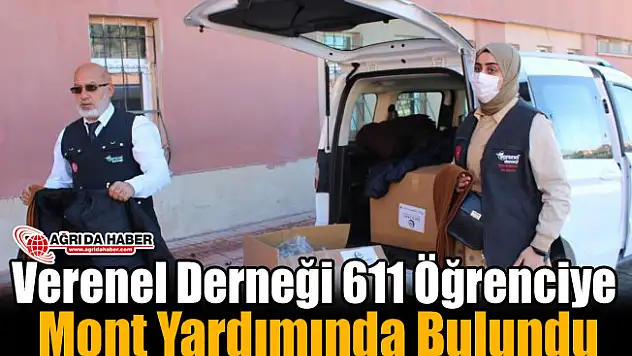 Verenel Derneği 611 Öğrenciye Mont Yardımında Bulundu