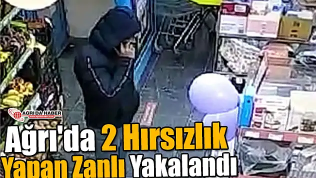 Ağrı'da 2 Hırsızlık Yapan Zanlı Yakalandı