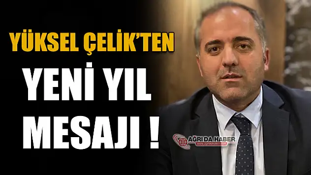 Ak Parti İl Başkan Yardımcısı Yüksel Çelik'ten yeni yıl mesajı