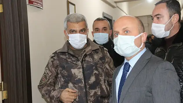 Vali Osman Varol İl Emniyet Müdürlüğünü Ziyaret Etti