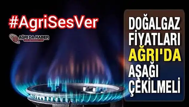 Ağrı'da Doğalgaz Fiyatlarına Tepki Devam Ediyor