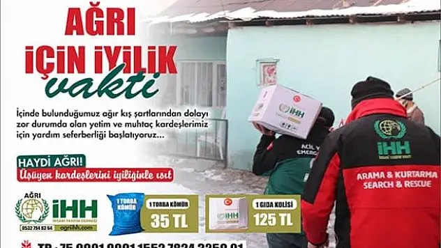Haydi Ağrı! Üşüyen Kardeşlerini İyiliğinle Isıt