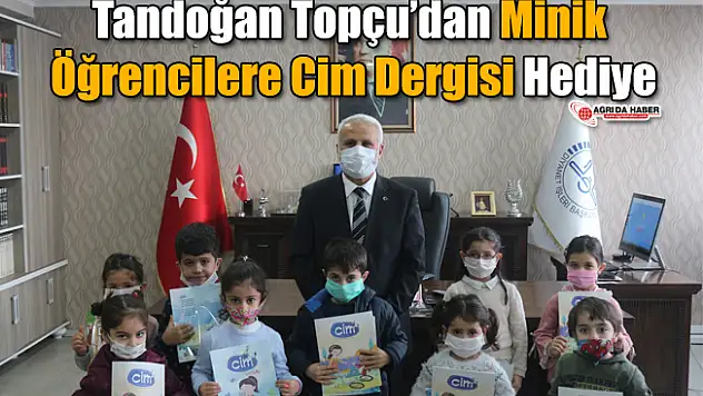 Tandoğan Topçu'dan Minik Öğrencilere Cim Dergisi Hediye