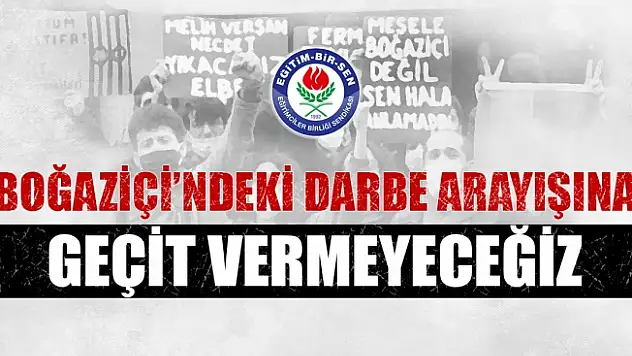 Abdurrahman ASLAN: 'Boğaziçi'ndeki darbe arayışına geçit vermeyeceğiz'