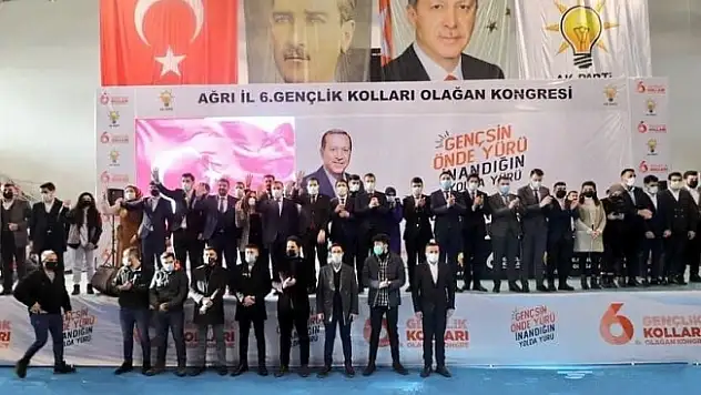 AK Parti Ağrı İl Gençlik Kolları Başkanlığına Gülçin Yeniden Seçildi