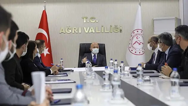 Vali Varol Başkanlığında Gıdakent Projesi Hakkında Toplantı Gerçekleştirildi