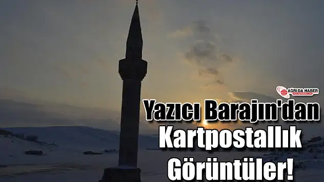 Yazıcı Barajın'dan Kartpostallık Görüntüler!