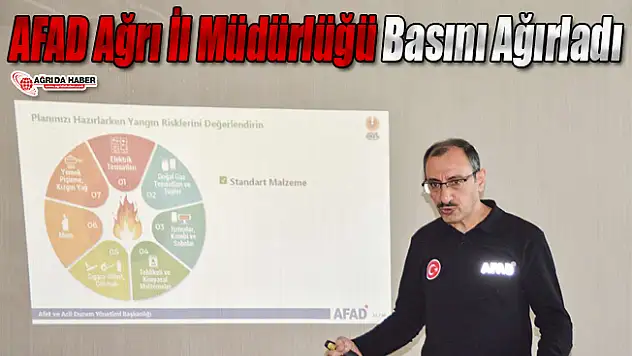 AFAD Ağrı İl Müdürlüğü Basınla Bir Araya Geldi