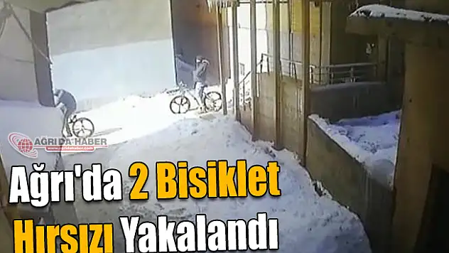 Ağrı'da 2 Bisiklet Hırsızı Yakalandı