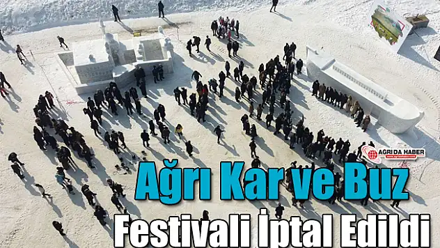 Ağrı Kar ve Buz Festivali İptal Edildi