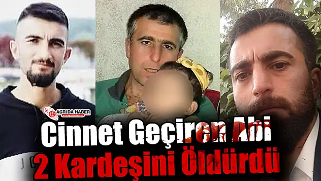 Ağrılı Cinnet Geçiren Abi İki Kardeşini Öldürdü