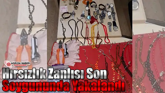 Hırsızlık Zanlısı Son Soygununda Yakalandı