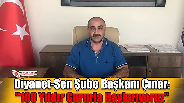 Yasin Çınar: '100 Yıldır Haykırıyoruz'