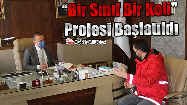 Ağrı'da 'Bir Sınıf Bir Koli' Projesi Başlatıldı