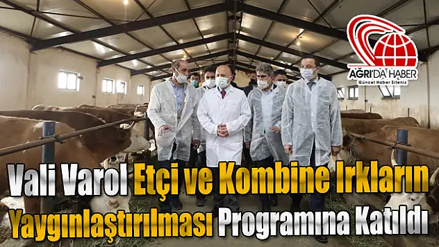 Vali Varol Etçi ve Kombine Irkların Yaygınlaştırılması Programına Katıldı