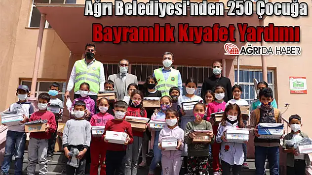 Ağrı Belediyesi'nden 250 Çocuğa Bayramlık Kıyafet!