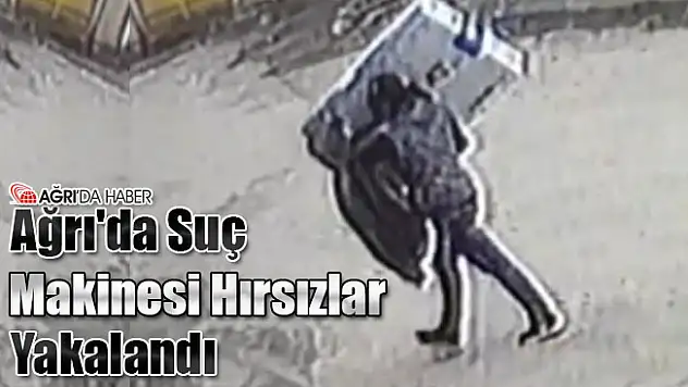 Ağrı'da Suç Makinesi 2 Hırsız Yakalandı