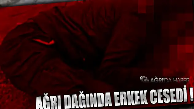 Ağrı Dağında bir erkek cesedi bulundu