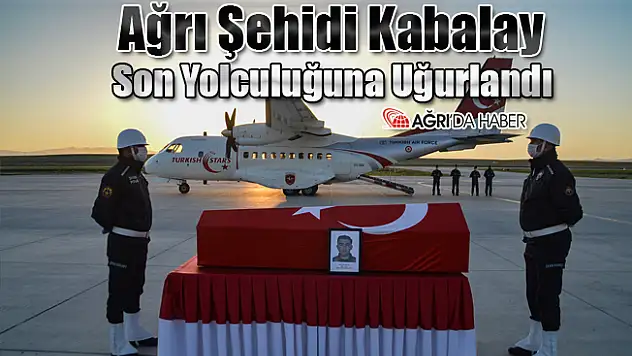 Ağrı Şehidi Son Yolculuğuna Uğurlandı
