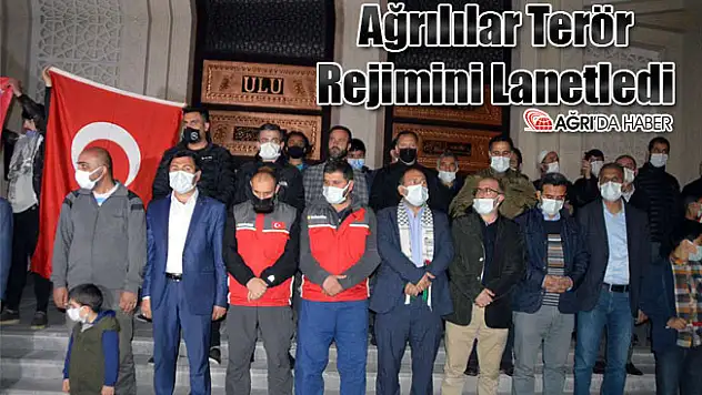 Ağrılılar Terör Rejimini Lanetledi