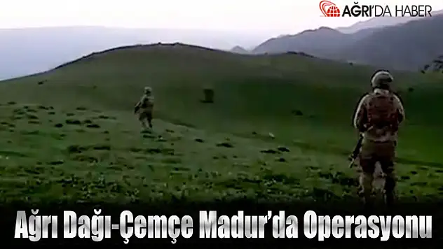 Eren-15 Ağrı Dağı Çemçe Madur operasyonu devam ediyor