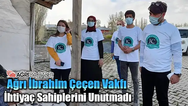 İbrahim Çeçen Vakfı ihtiyaç sahiplerini unutmadı