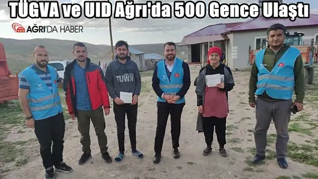 TÜGVA ve UID Ağrı'da 500 gence ulaşarak bayramlaştı