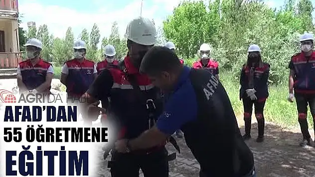 AFAD 55 Gönüllü Öğretmene Eğitim Verdi