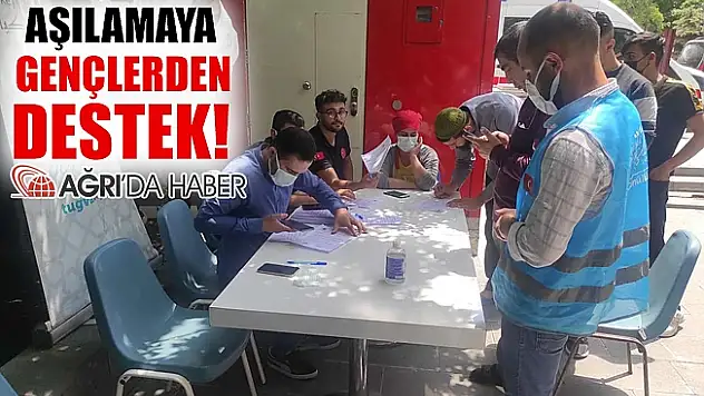 Ağrı'da Aşılama Programına Destek!