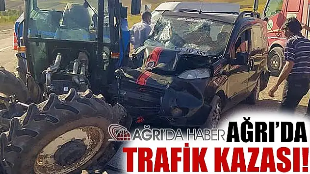 Ağrı Taşlıçay'da Trafik Kazası Sonucu 2 Kişi Yaralandı!