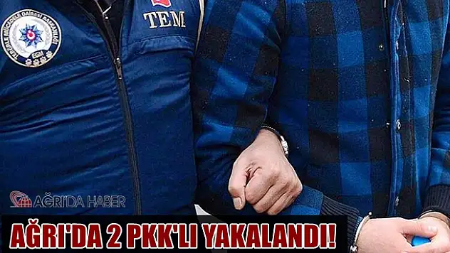 Ağrı'da 2 PKK Mensubu yakalandı