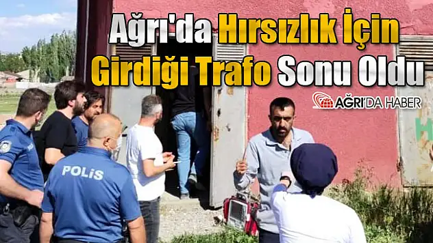 Ağrı'da Hırsızlık İçin Girdiği Trafo Sonu Oldu