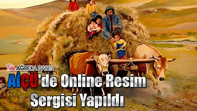 AİÇÜ'de Online Resim Sergisi Yapıldı
