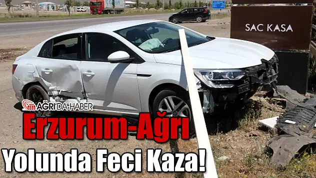 Erzurum Ağrı Yolunda Feci Kaza!