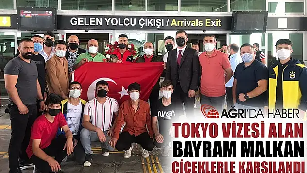 Olimpiyat Vizesi Alan Bayram MALKAN Çiçeklerle Karşılandı!