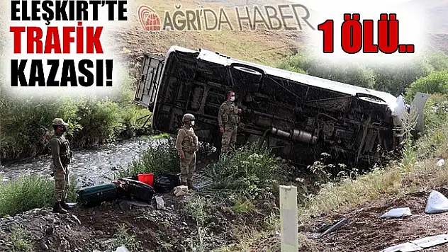 Ağrı Eleşkirt'te Trafik Kazası! 1 Ölü 24 Yaralı!