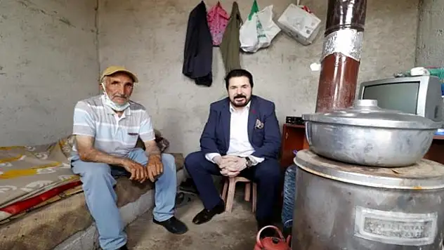 Başkan Savcı Sayan,  Bayramda Yaşlı Amcayı Unutmadı!