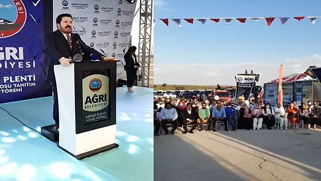 Bölgenin En Büyük Asfalt Plenti Ağrı'da Kuruldu
