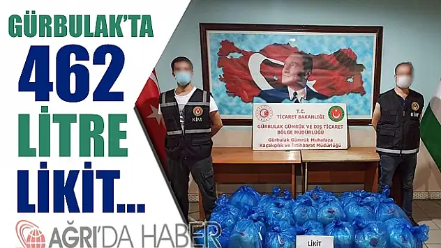 Gürbulak Gümrük Kapısında  462 Litre Likit Eroin Ele Geçirildi!