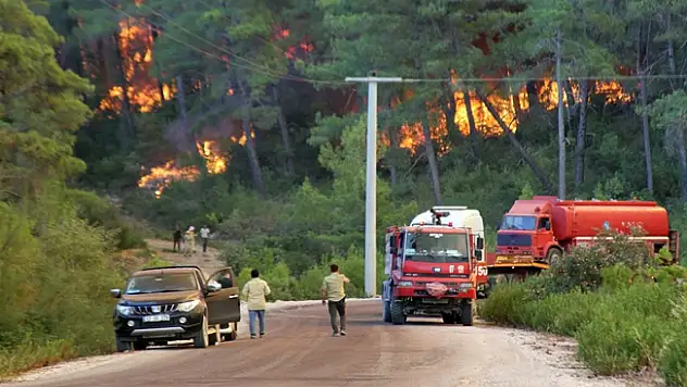 Manavgat'taki orman yangını kontrol altına alınamadı!
