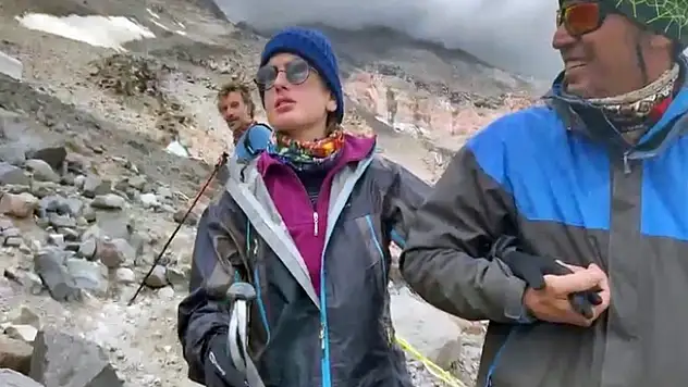 Ağrı Dağı'na Özel Bir Misafir Tırmandı