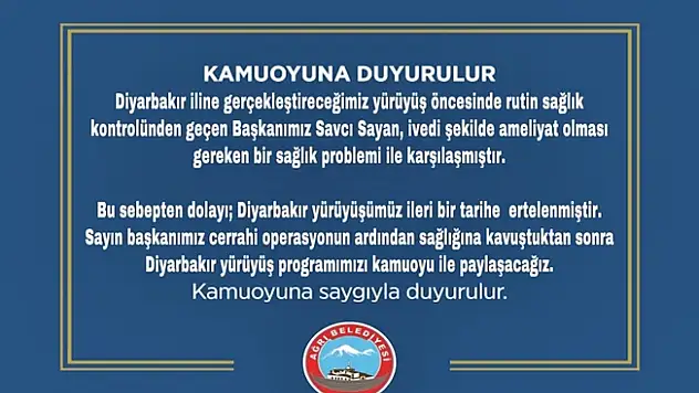 Diyarbakır Annelerine destek yürüyüşü ertelendi